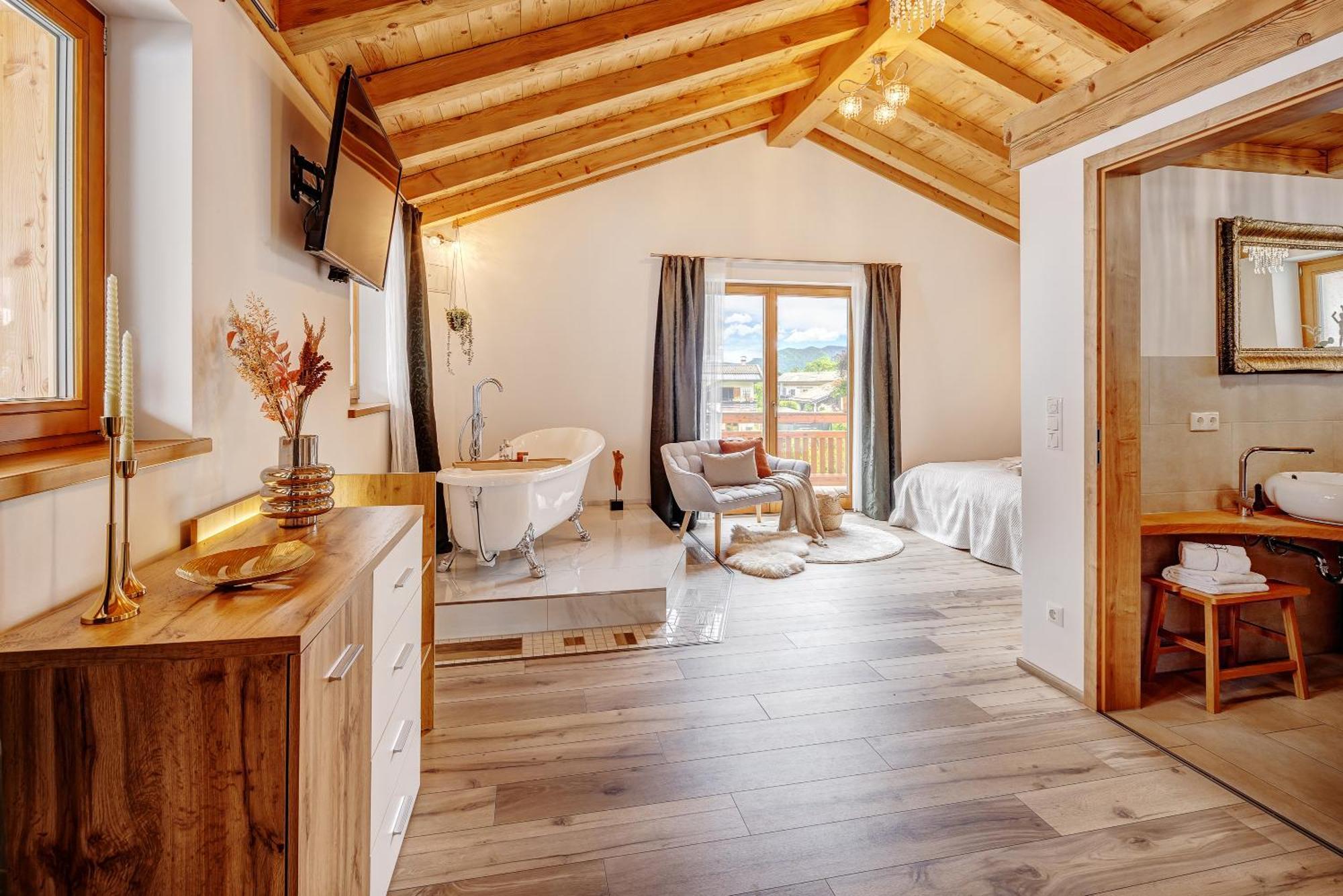 Landhaus Trinis - Kleine Kaffee Tee Theke Mit Kuehlschrank - Parkplatz Rotta 외부 사진